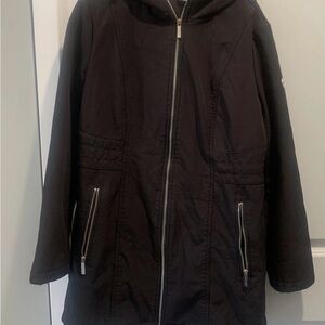 Michael Kors Black Zip-Up Jacket